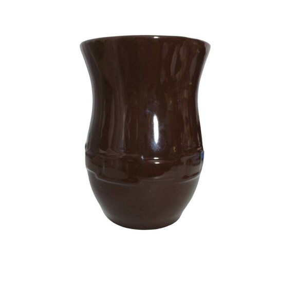 Longaberger Woven Traditions Utensil Vase Chocolate 32036170 Made In China - Picture 2 of 13